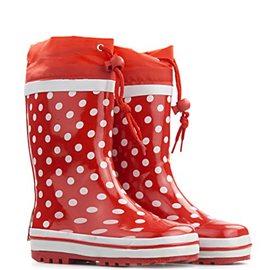 Regenlaars met stippen - Rood Regenlaars met stippen - Rood