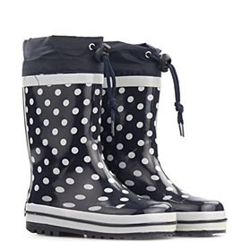 Regenlaars met stippen - Blauw Regenlaars met stippen - Blauw