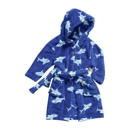 fleece badjas haai | kinder badjas fleece badjas haai | kinder badjas