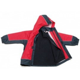 regenjas gevoerd met fleece