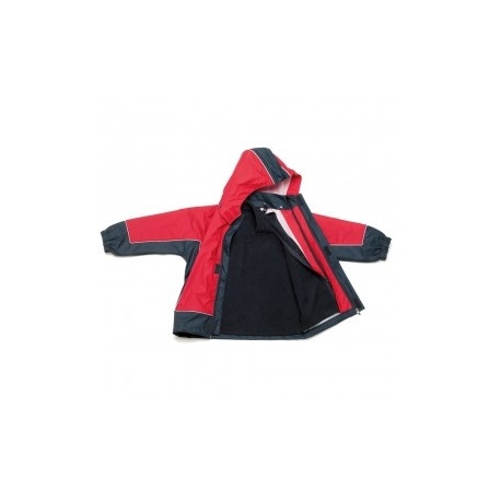 regenjas gevoerd met fleece
