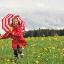 regenjas stippen meisje regenjas stippen meisje