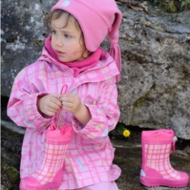 sjaal met col roze sjaal met col roze