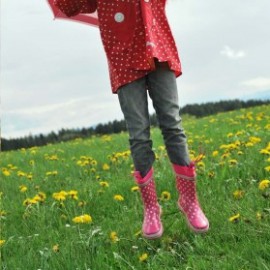 regenlaarzen Stippen Roze regenlaarzen Stippen Roze