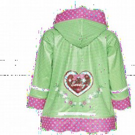 regenjas meisje country Style groen regenjas meisje country Style groen