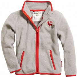 fleece vest grijs kind