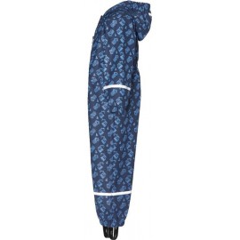 Regenpak Bouwplaats Blauw zijaanzicht Regenpak Bouwplaats Blauw zijaanzicht